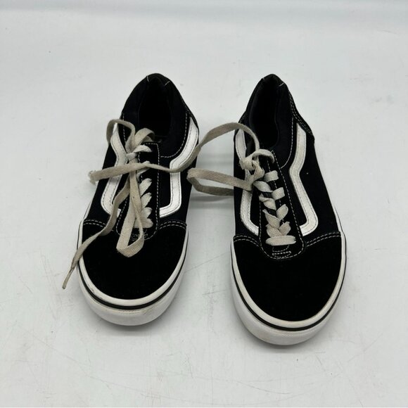 Vans Old Skool Classic Sneackers Size 3 Youth Unisex Black Low Top Casual Travel - Picture 2 of 7